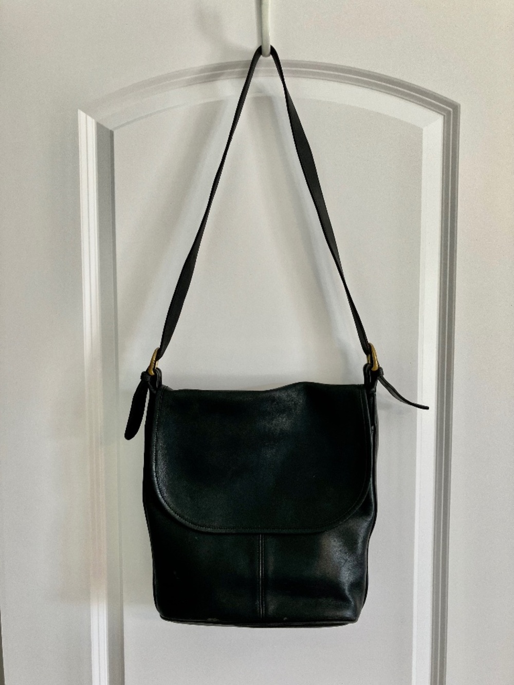Vintage Coach Black Whitney Shoulder Bag